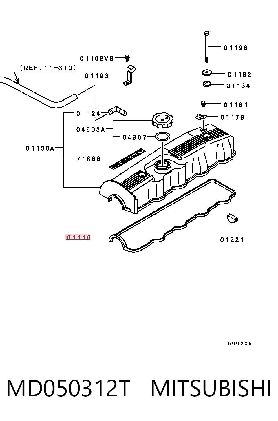 MD050312T Mitsubishi