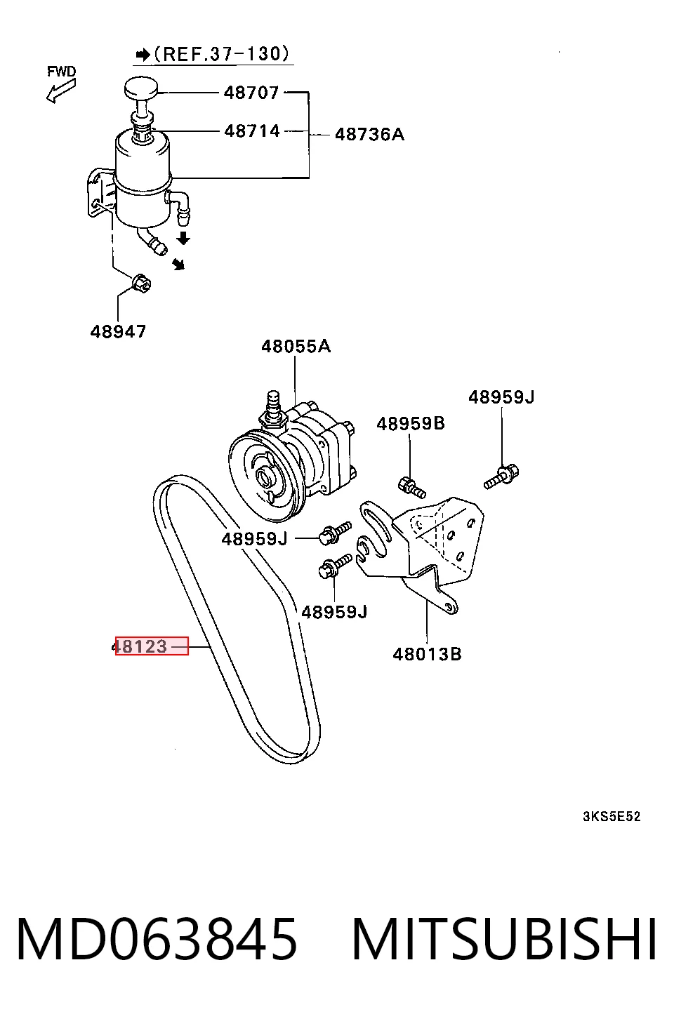 Correa de transmisión trapezoidal Mitsubishi Colt II desde 6,67 €