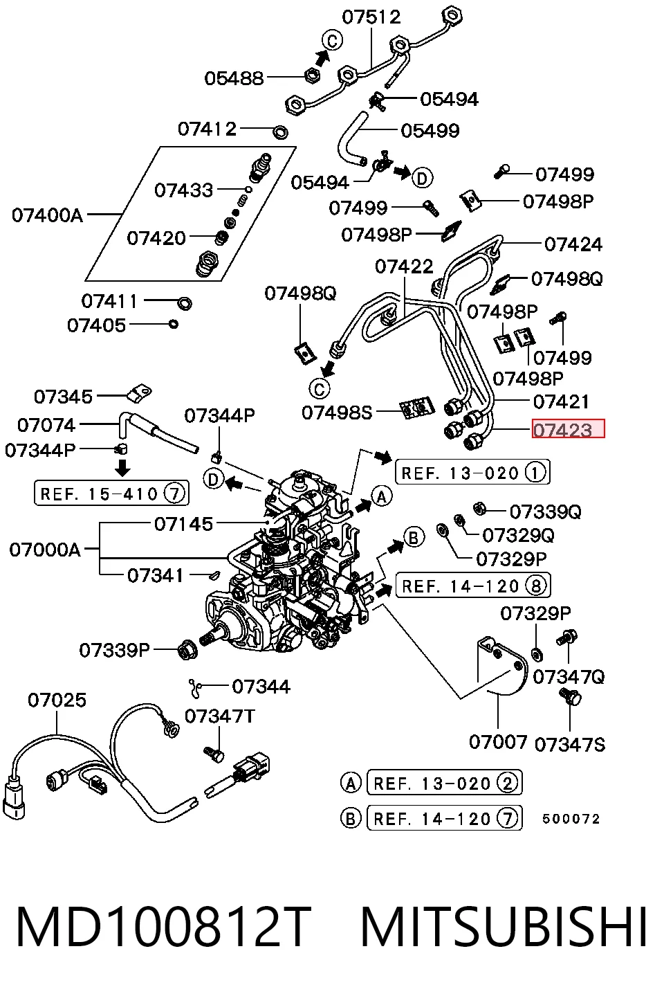 MD100812T Mitsubishi