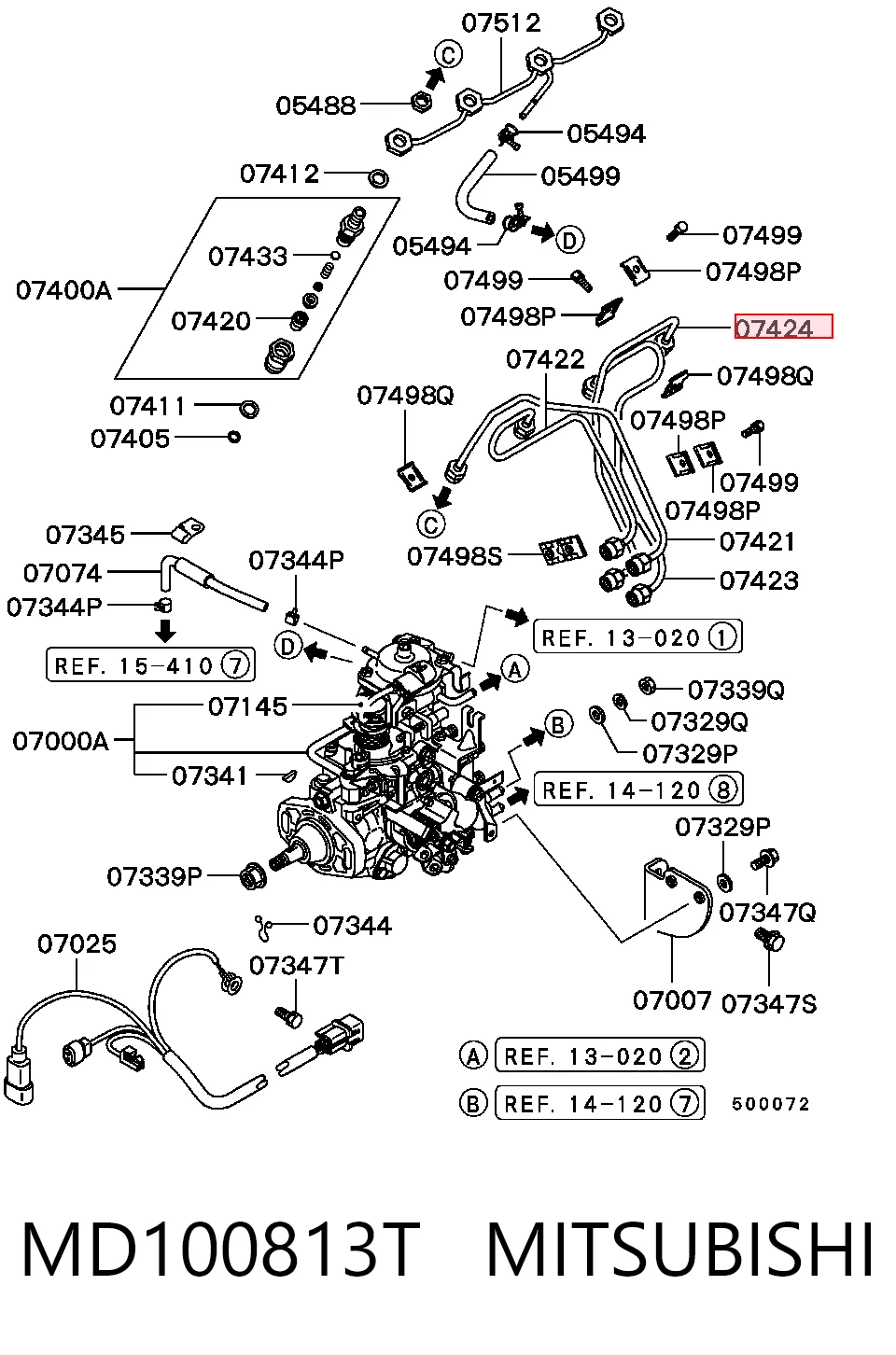 MD100813T Mitsubishi