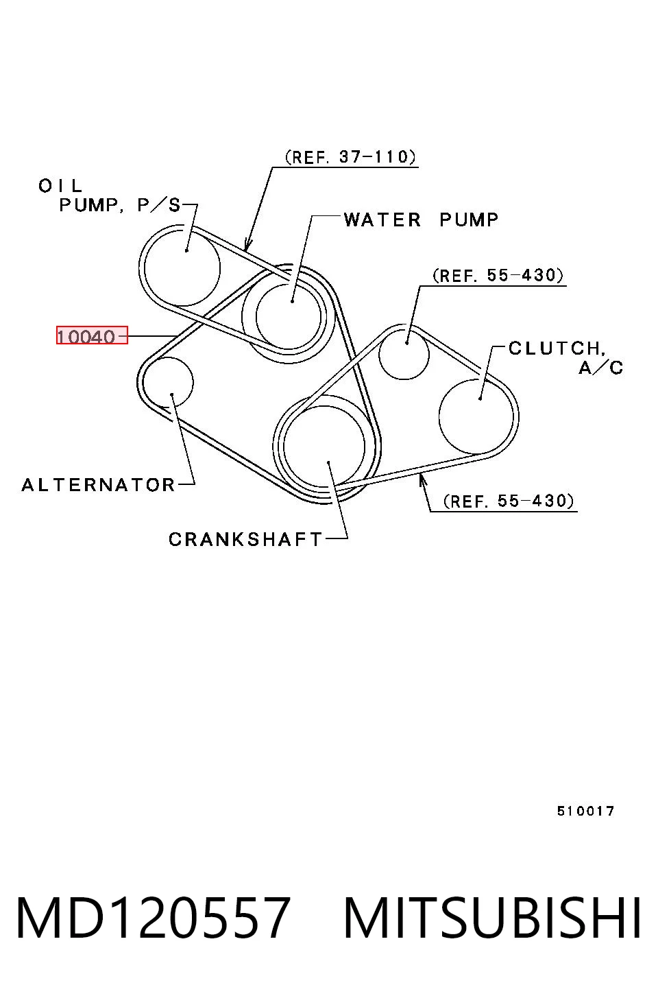 MD120557 Mitsubishi