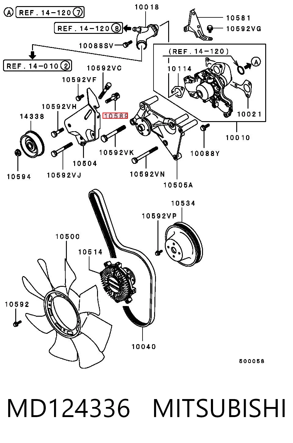 MD124336 Mitsubishi