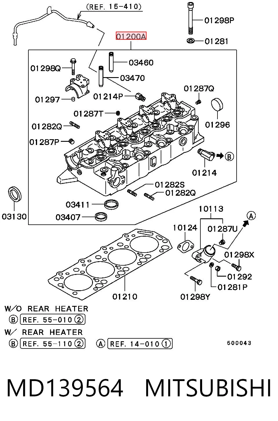 Comprar Culata Mitsubishi Pajero II V2W, V4W a bajo precio