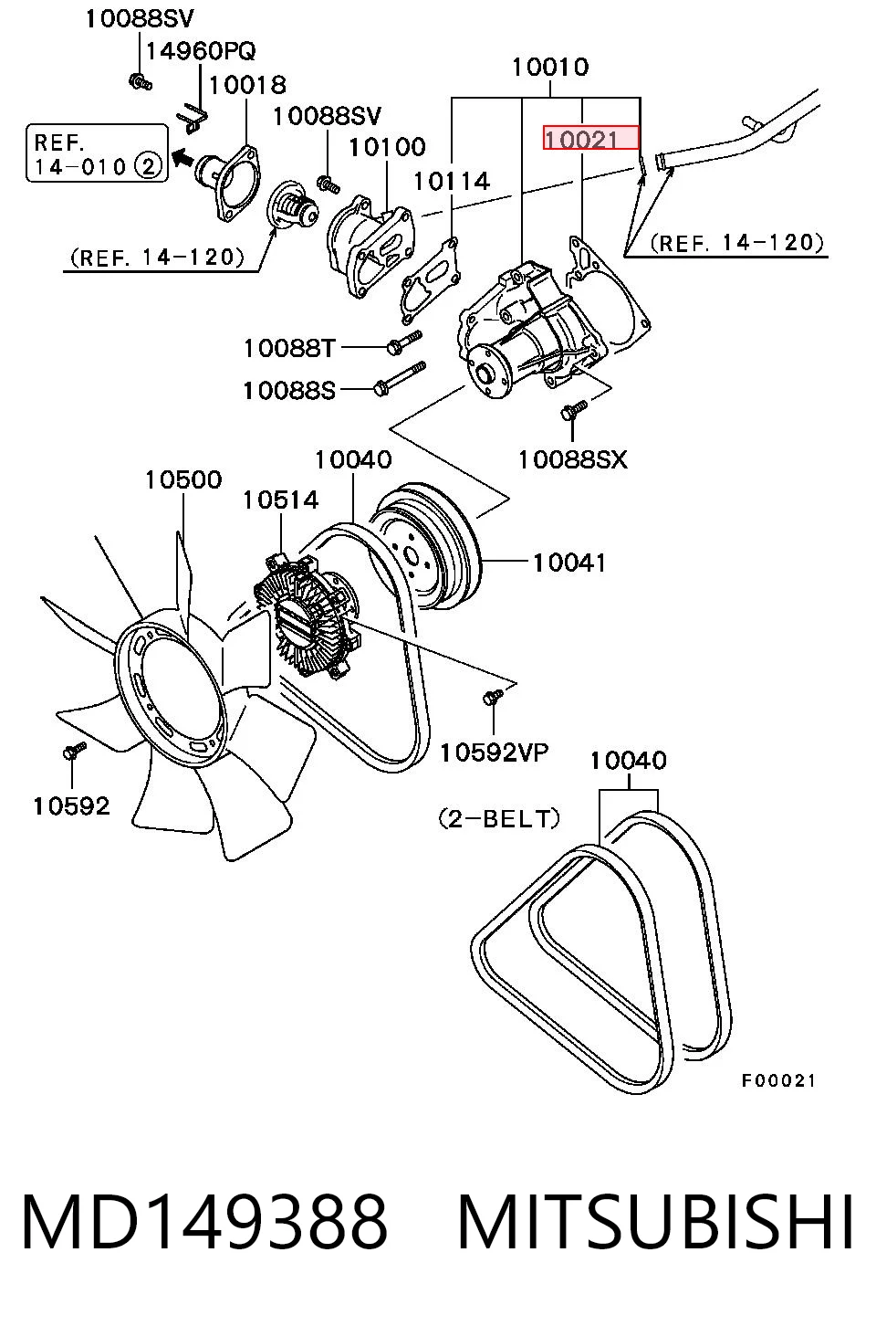 MD149388 Mitsubishi