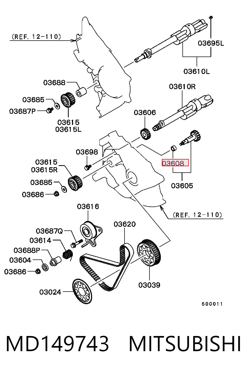 MD149743 Mitsubishi