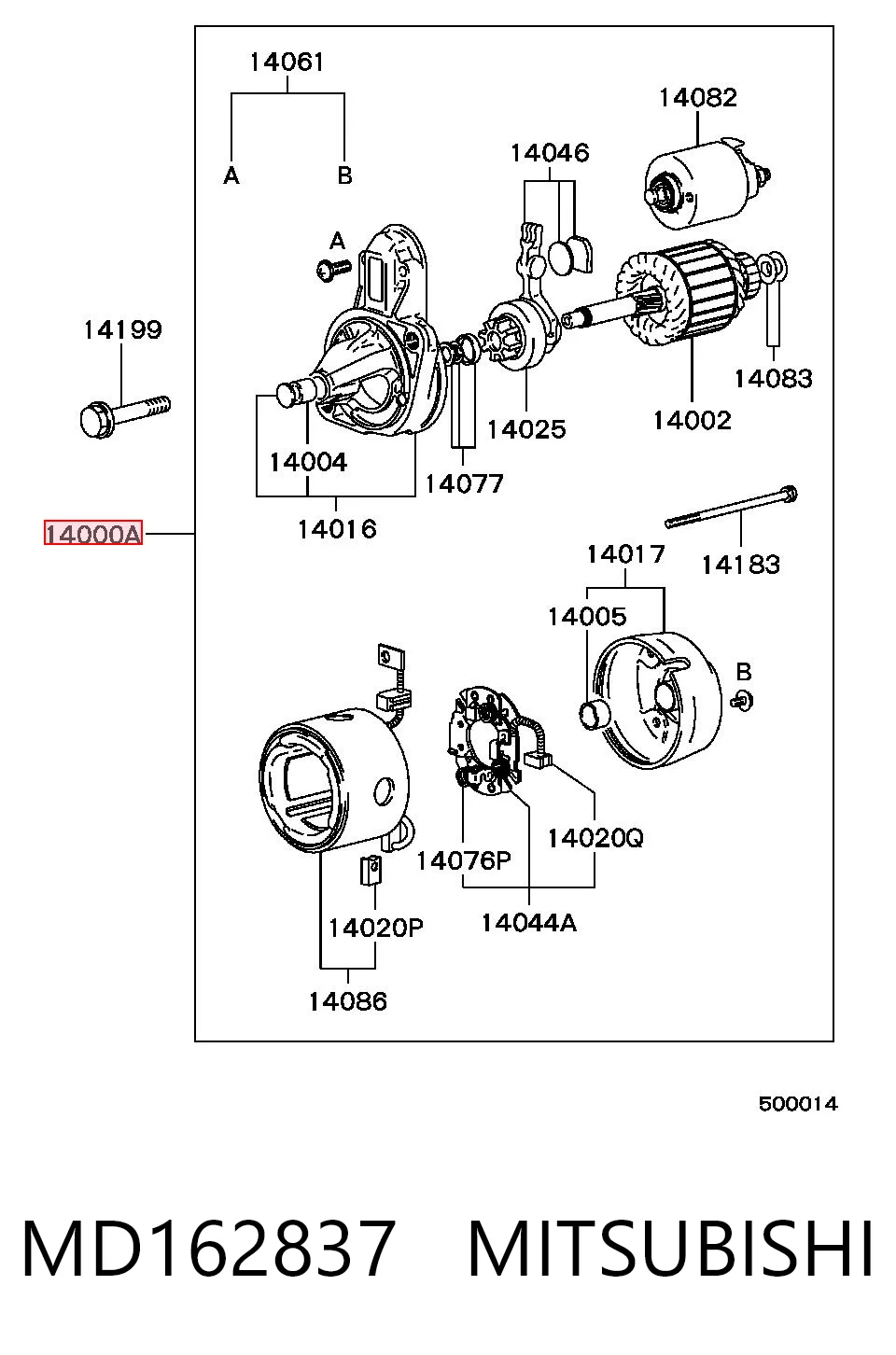 MD162837 Mitsubishi