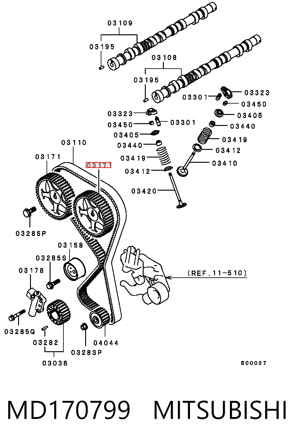MD170799 Mitsubishi