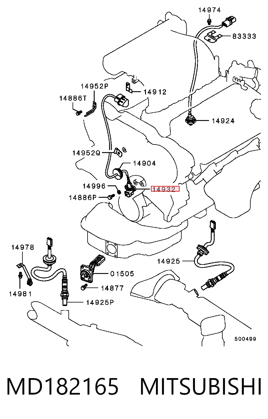 Sensor ckp Mitsubishi Galant VII