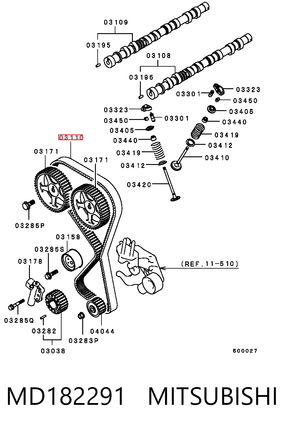 MD182291 Mitsubishi