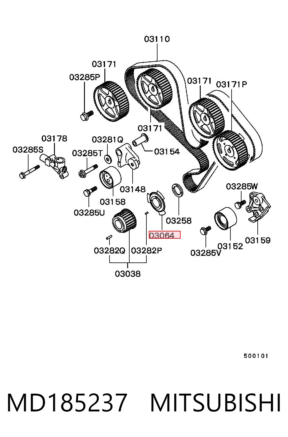 MD185237 Mitsubishi