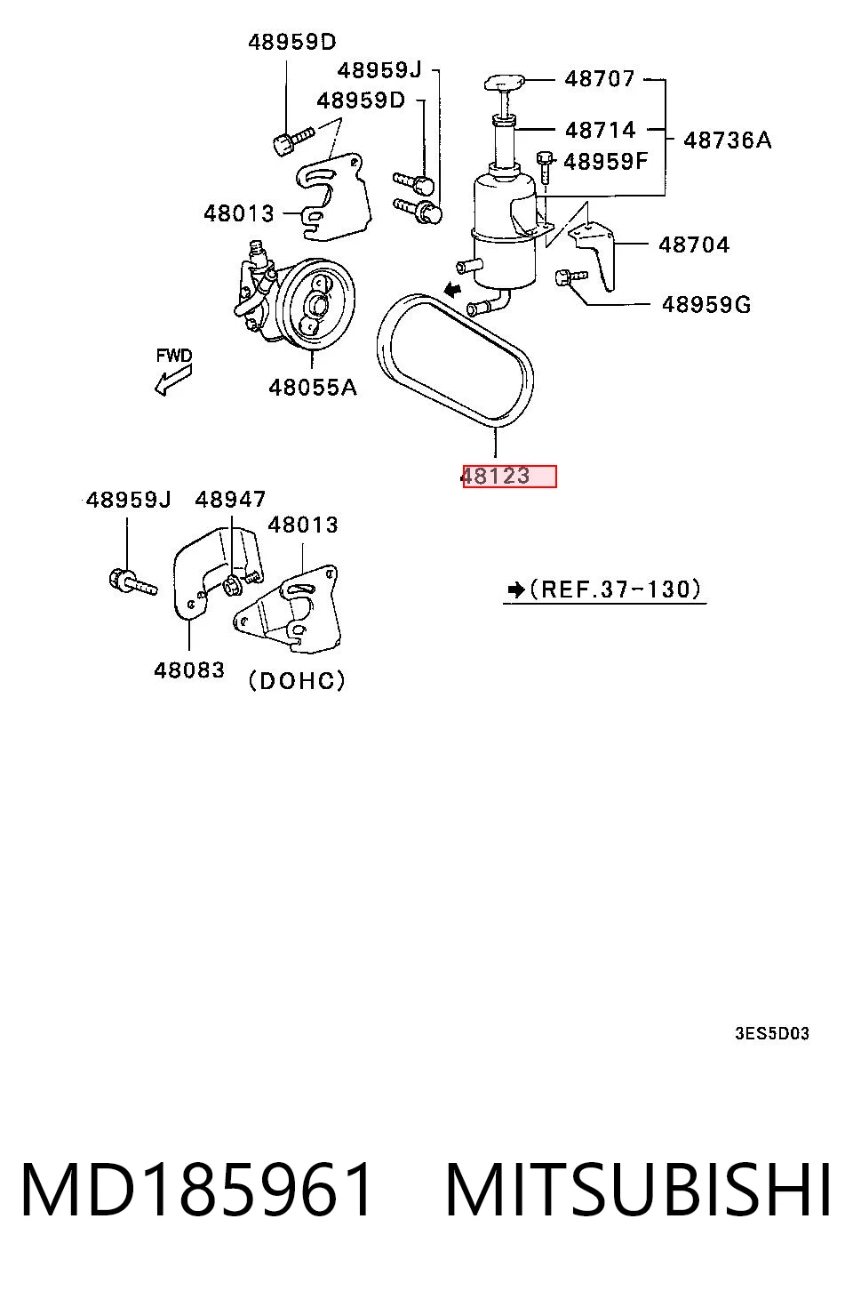 Correa accesorios Hyundai/Kia MH014109