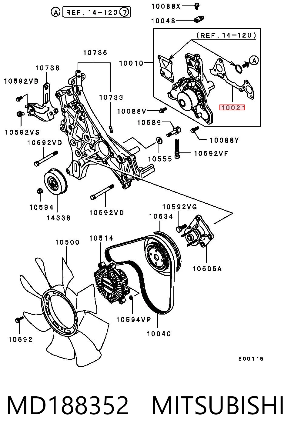 MD188352 Mitsubishi