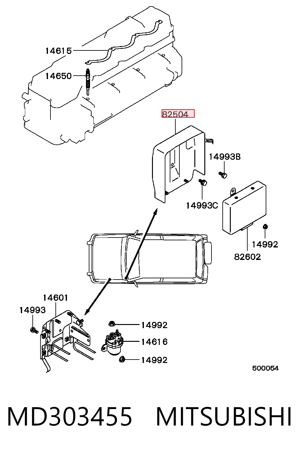 MD303455 Mitsubishi