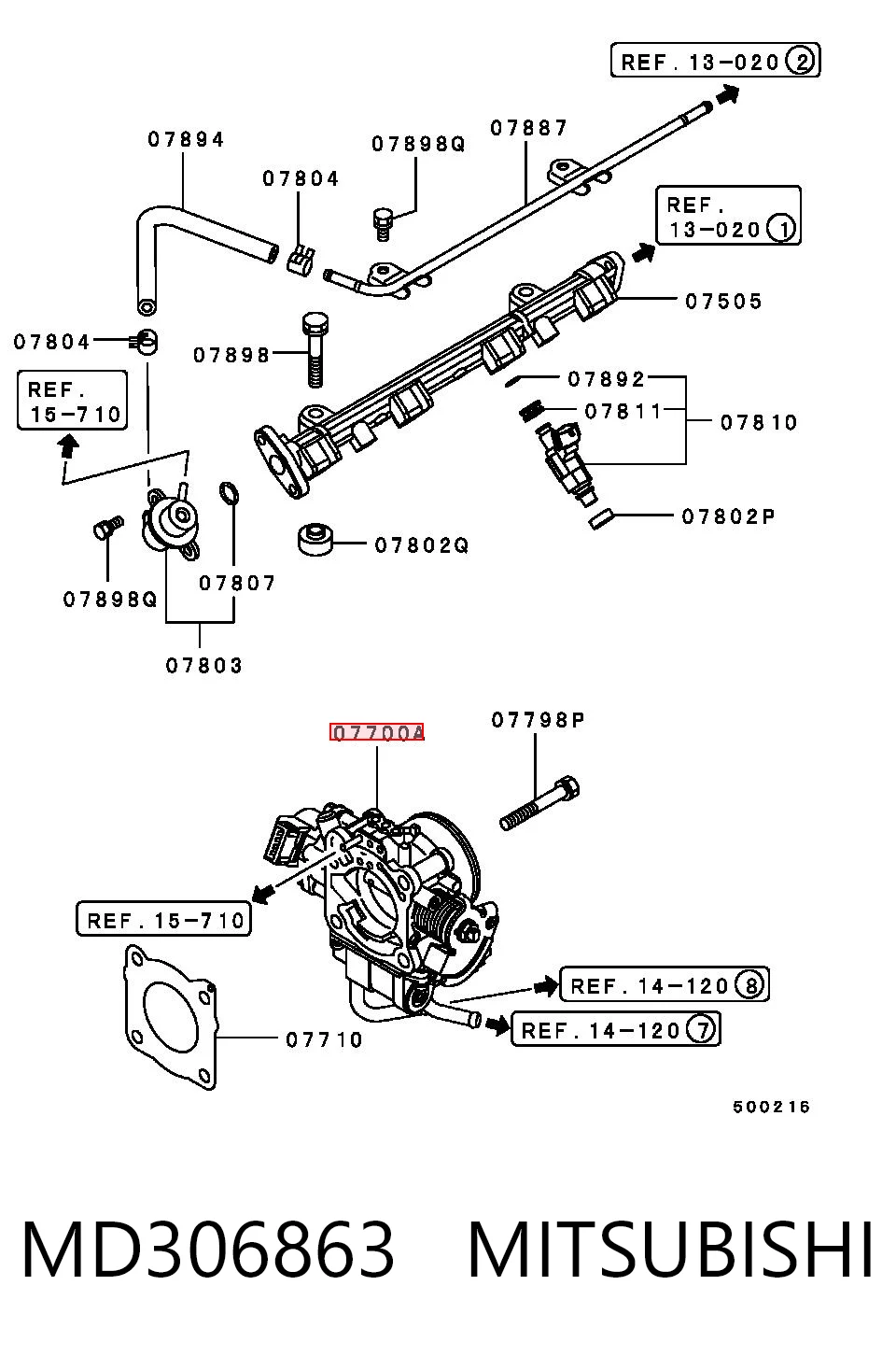 Comprar Cuerpo de aceleración completo Mitsubishi Colt V CJA a bajo precio