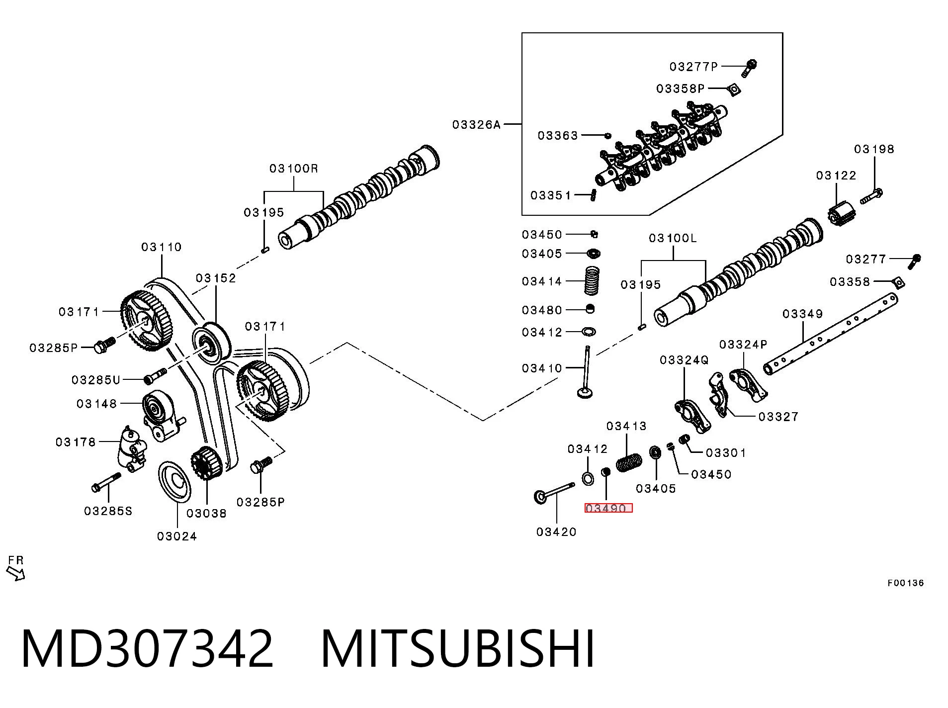 MD307342 Mitsubishi