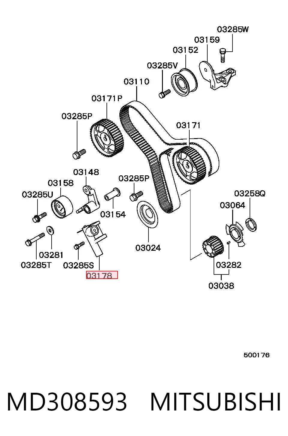 MD308593 Mitsubishi