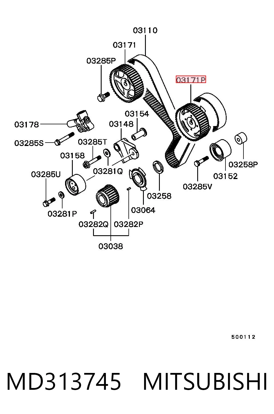 MD313745 Mitsubishi