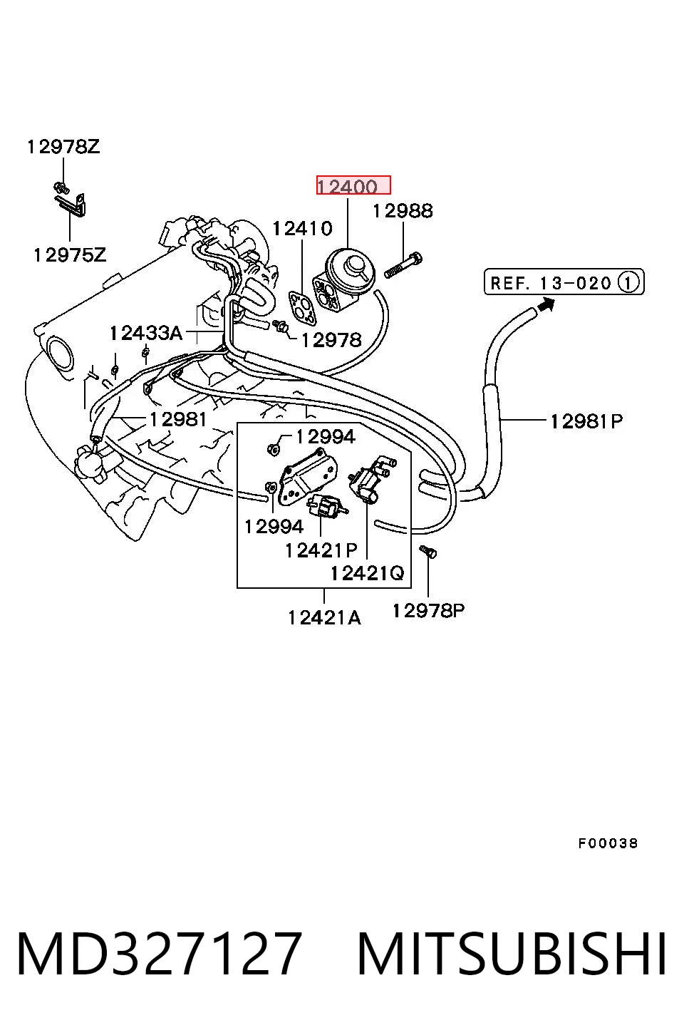 MD327127 Mitsubishi