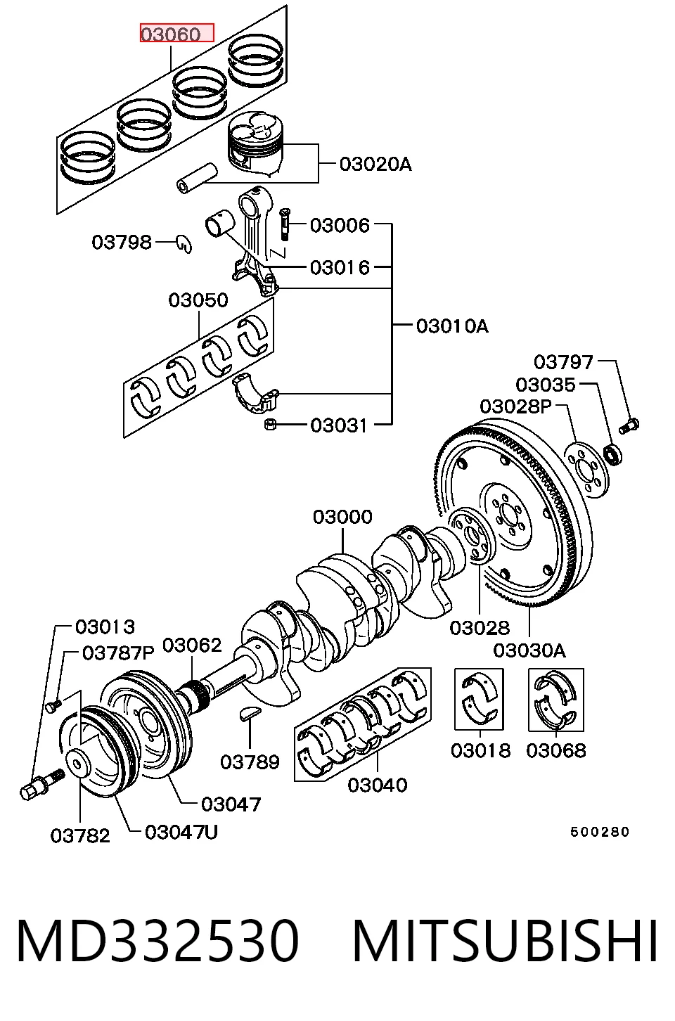 MD332530 Mitsubishi