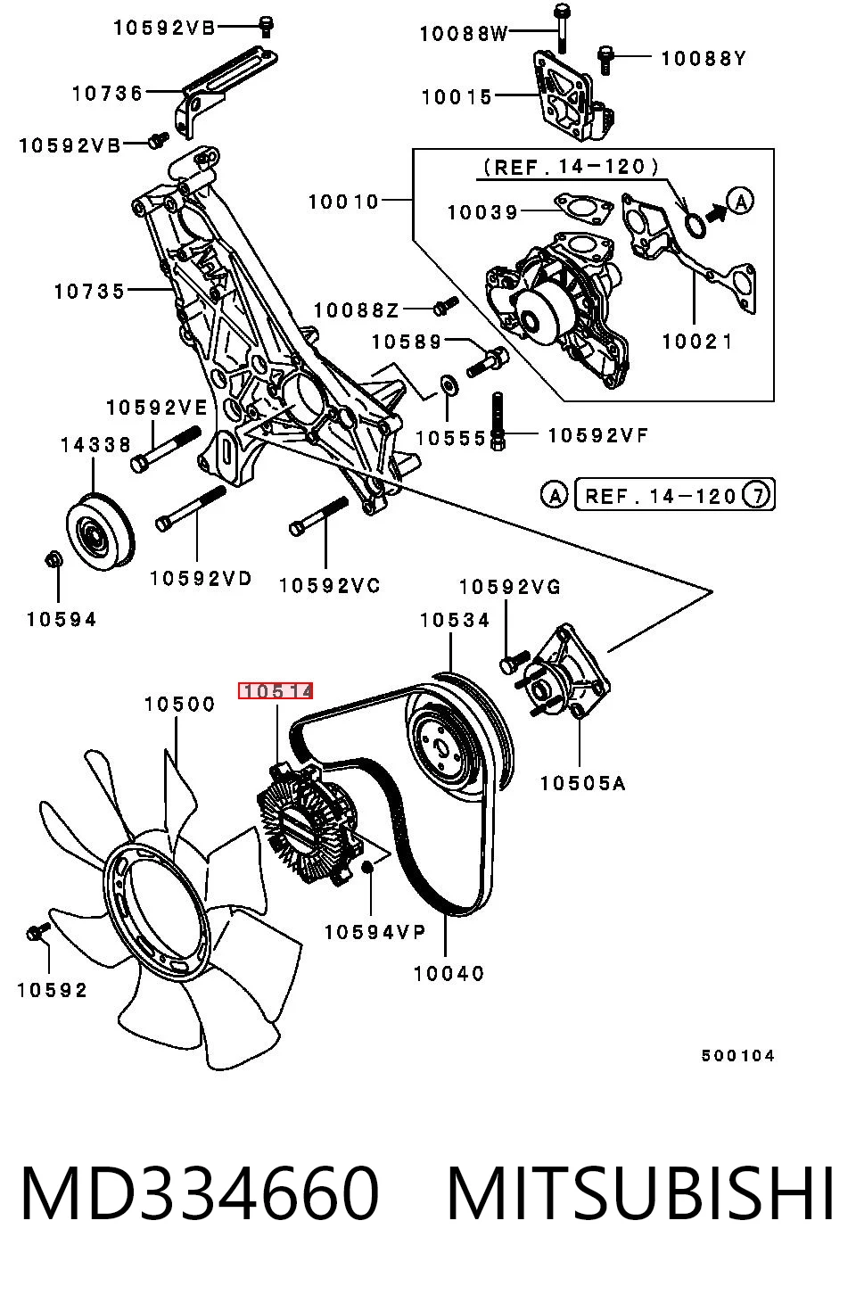 MD334660 Mitsubishi