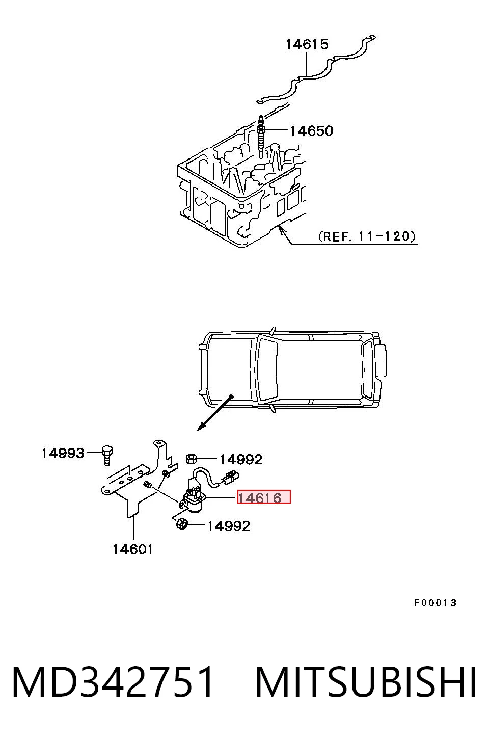 MD342751 Mitsubishi
