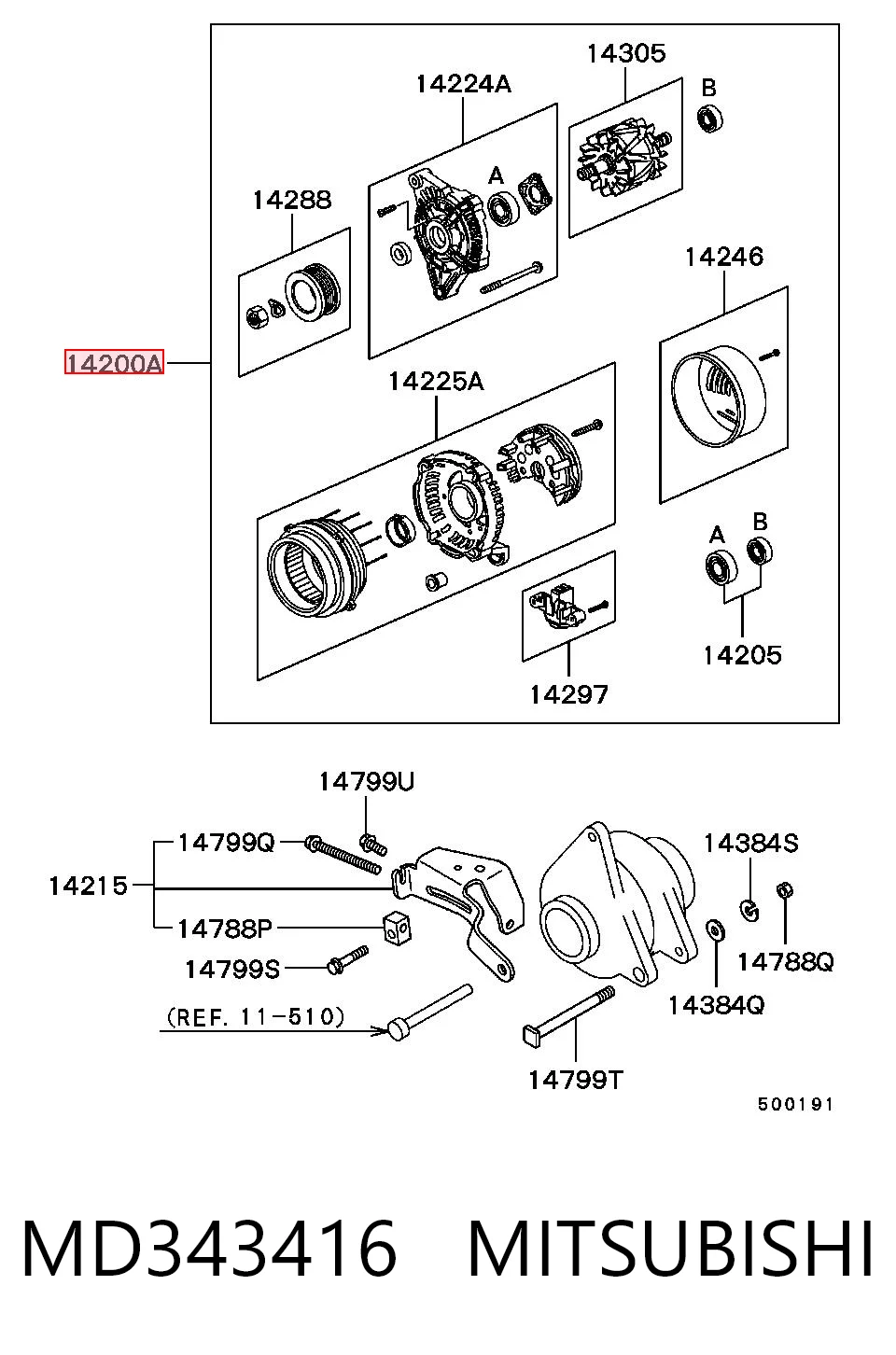 MD343416 Mitsubishi