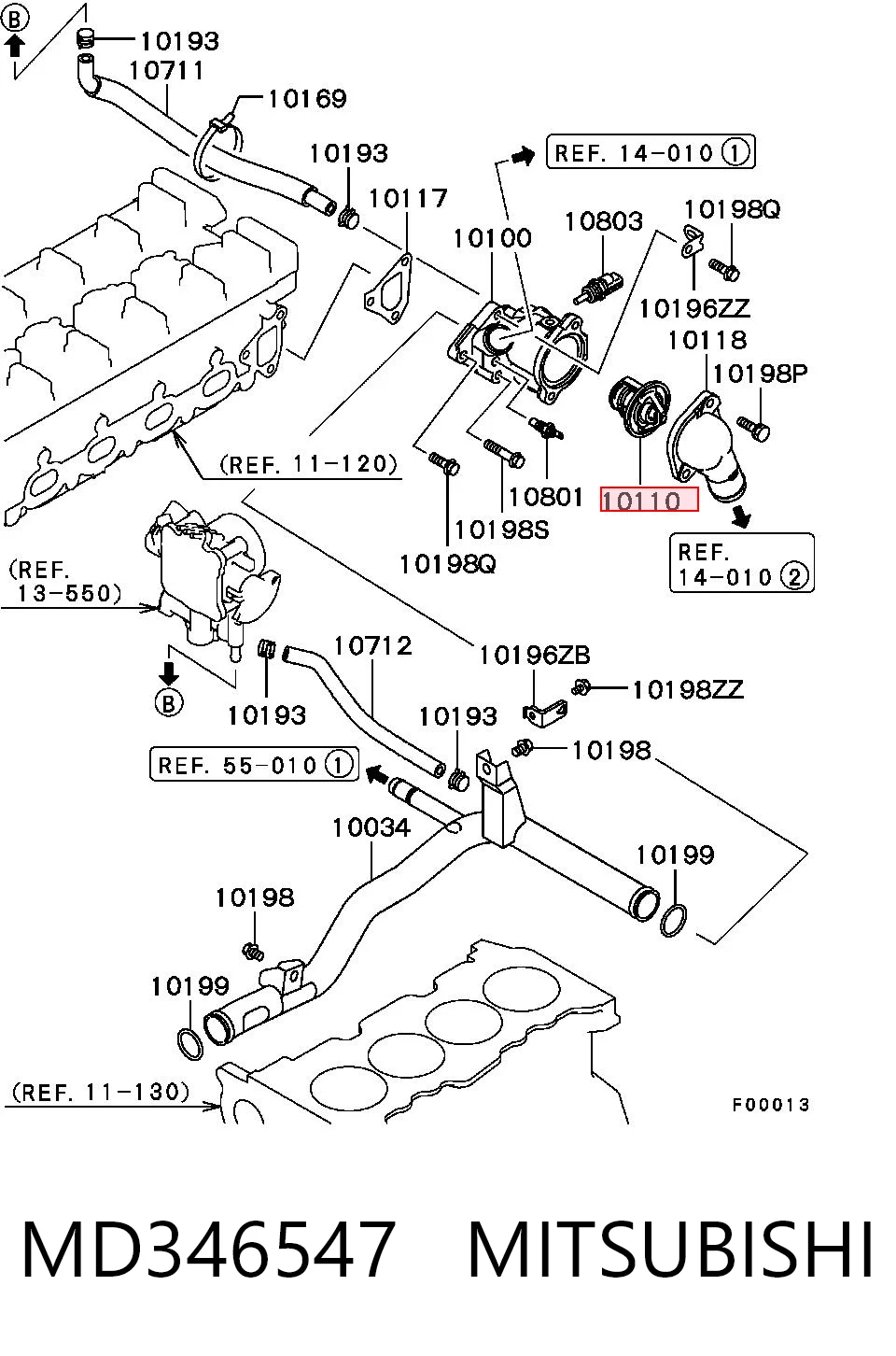 MD346547 Mitsubishi