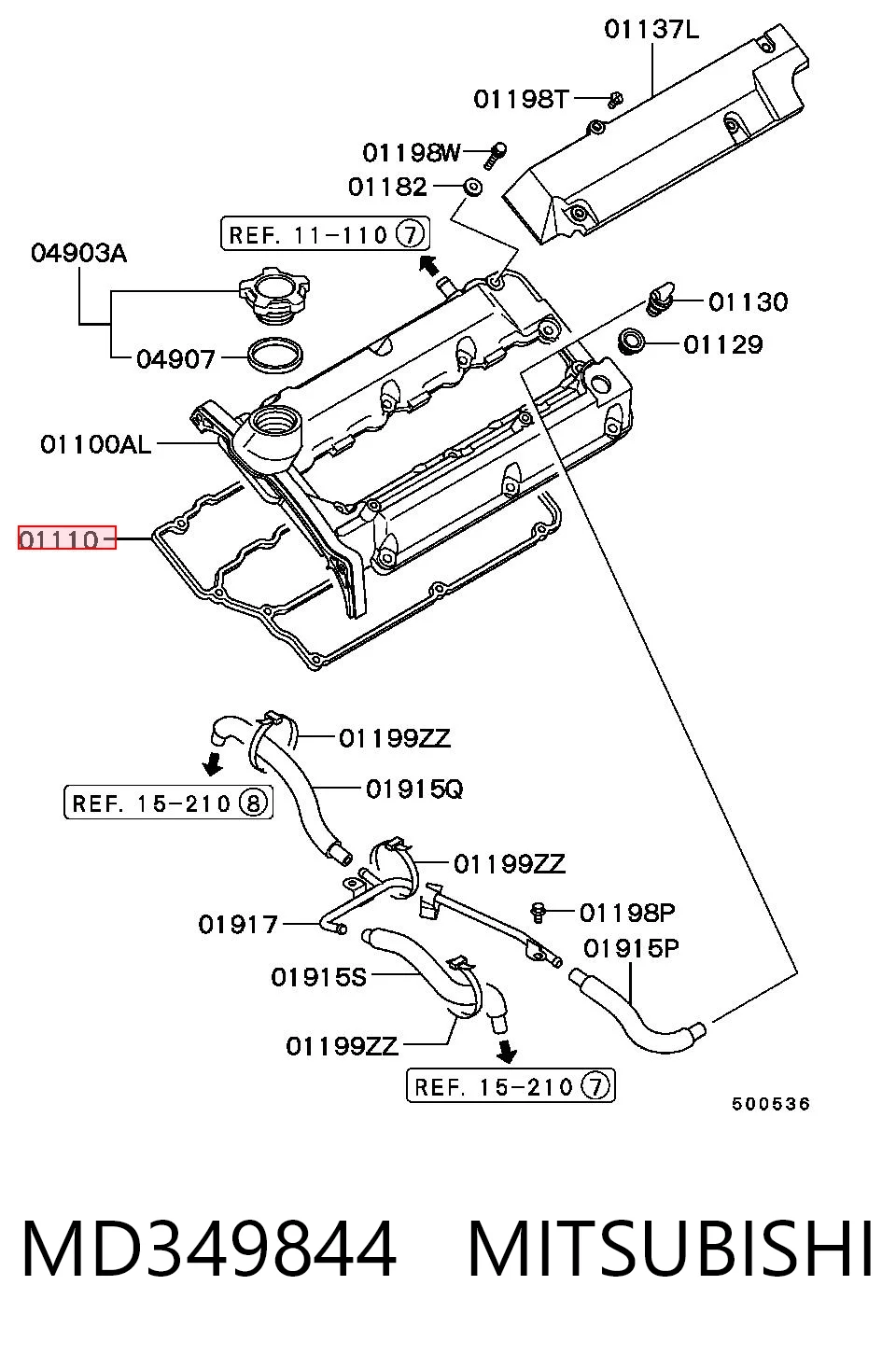 MD349844 Mitsubishi