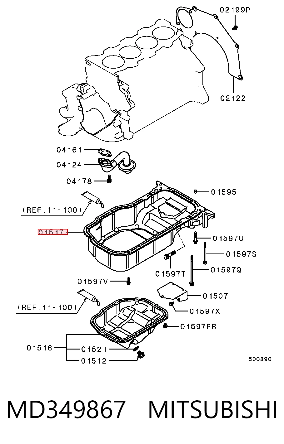 MD349867 Mitsubishi