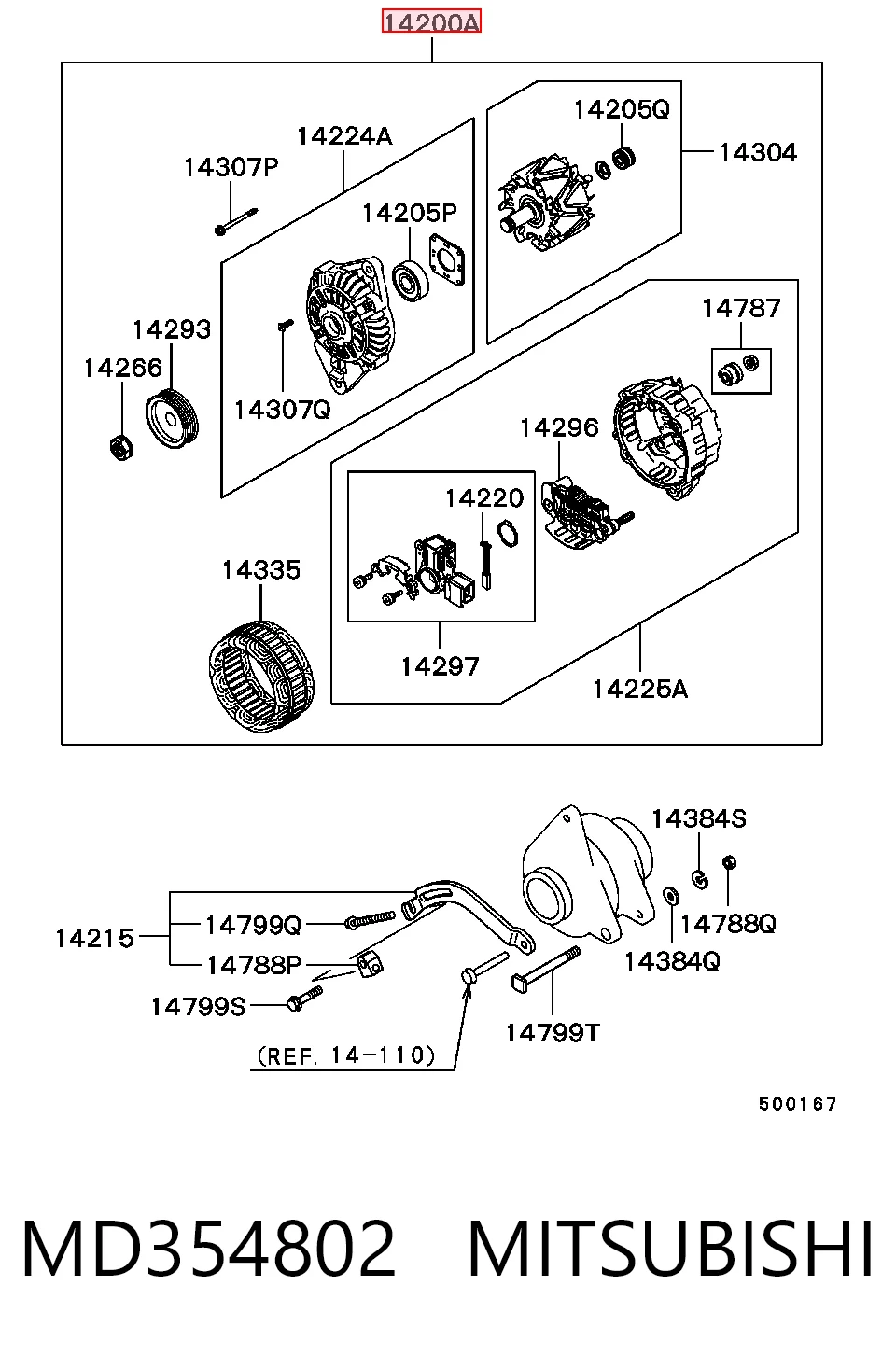 MD354802 Mitsubishi