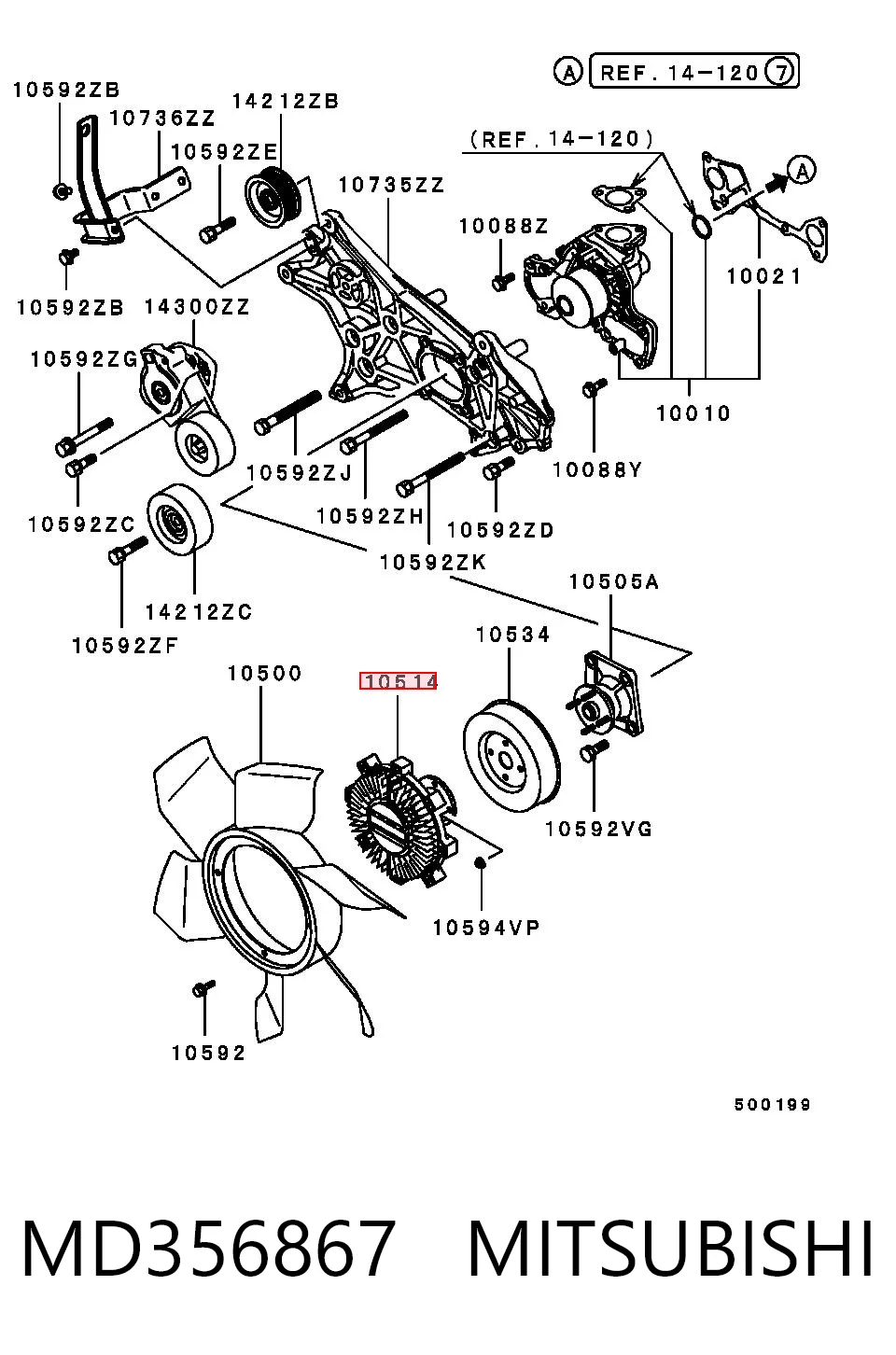 MD356867 Mitsubishi