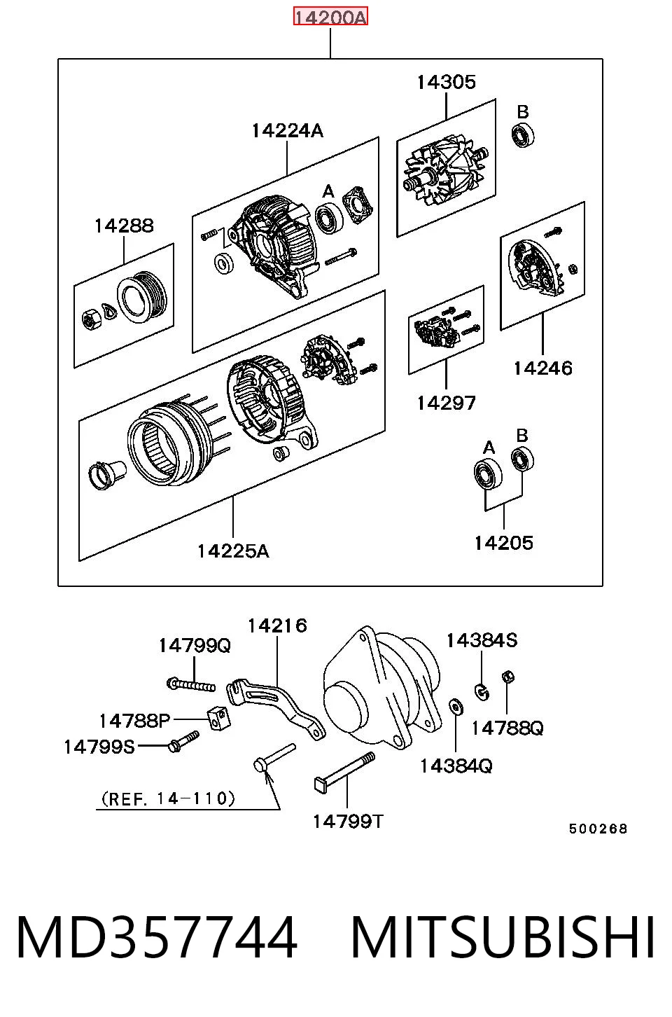 MD357744 Mitsubishi