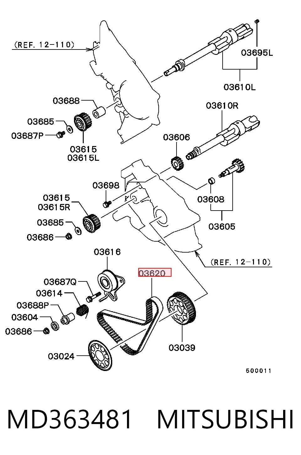 MD363481 Mitsubishi