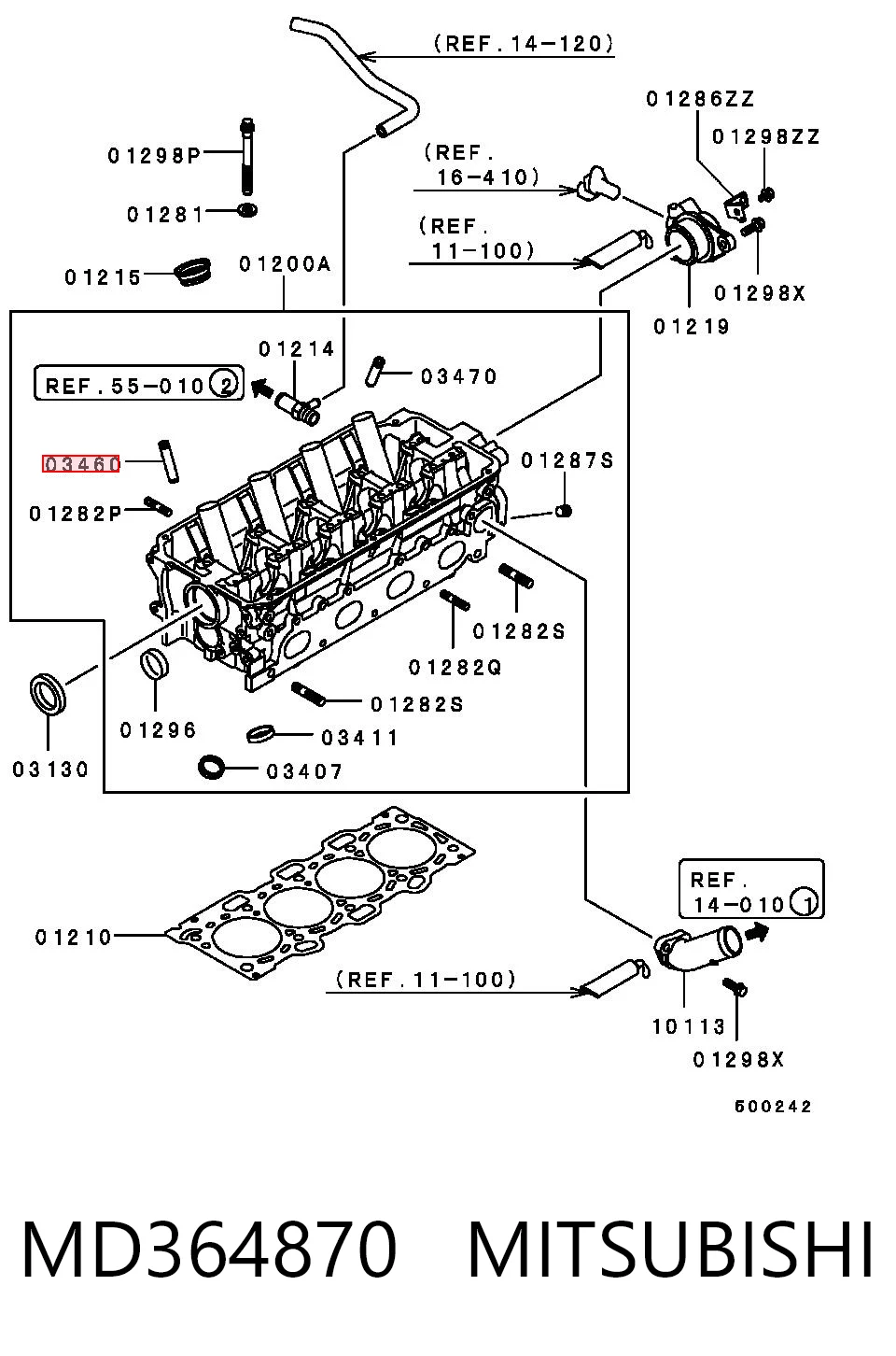MD364870 Mitsubishi
