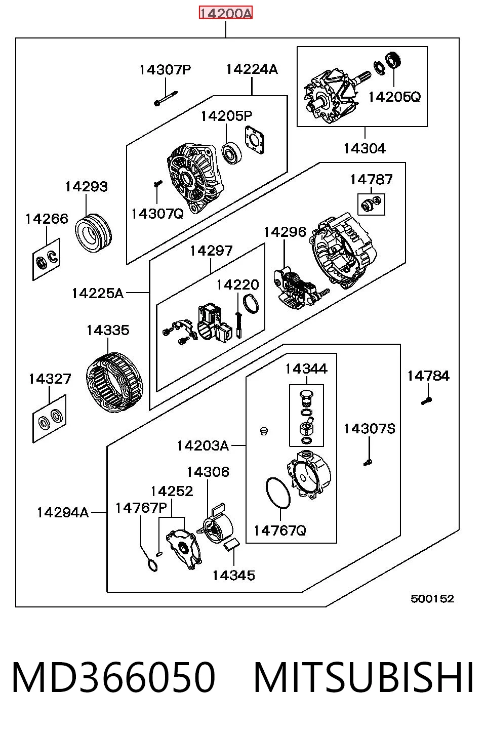 MD366050 Mitsubishi