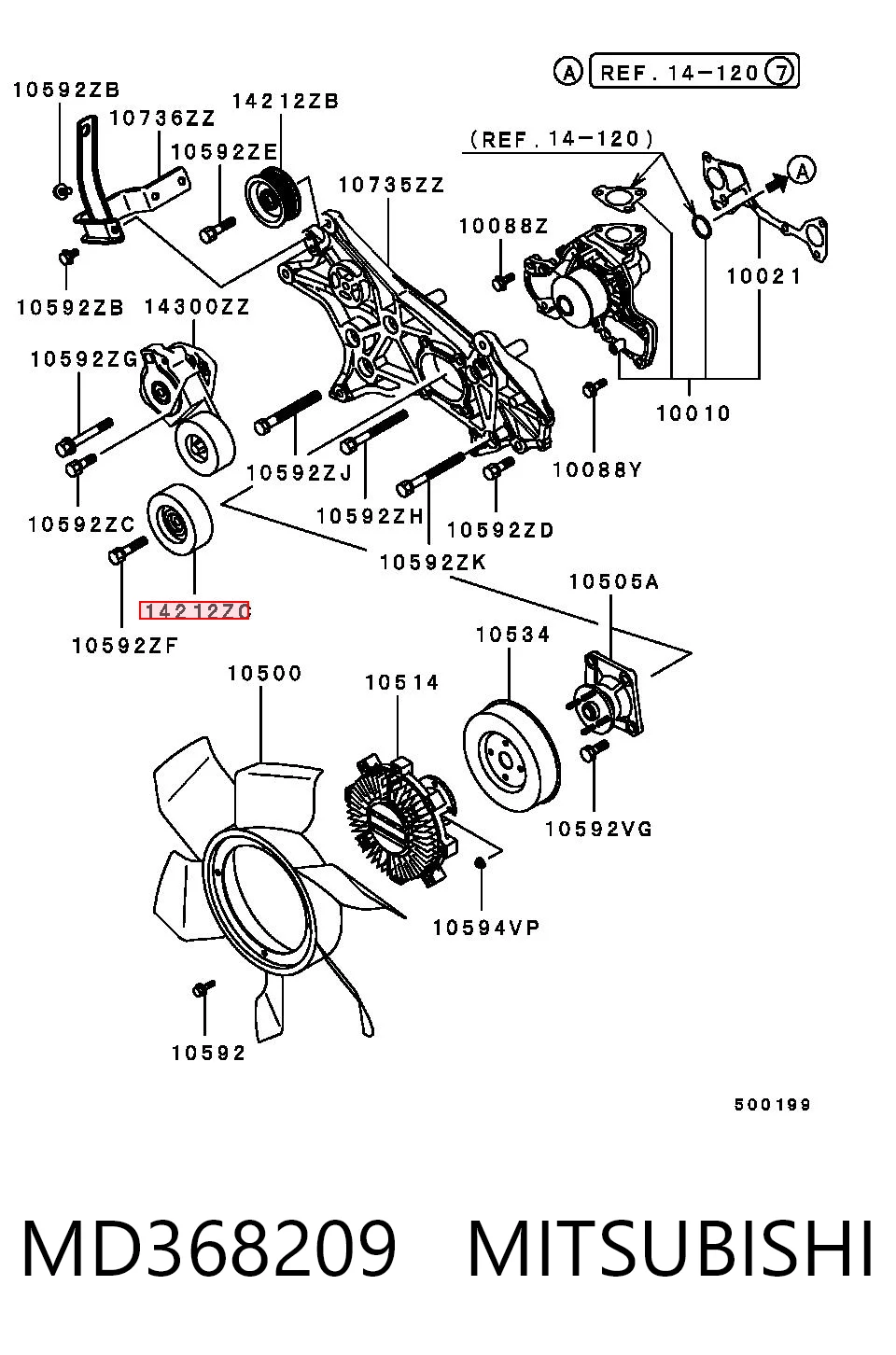 MD368209 Mitsubishi