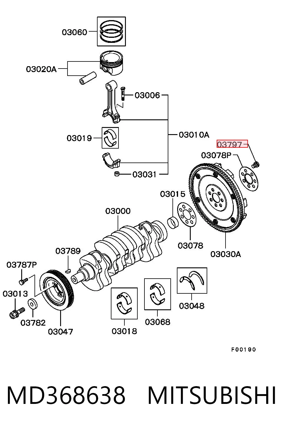 MD368638 MITSUBISHI