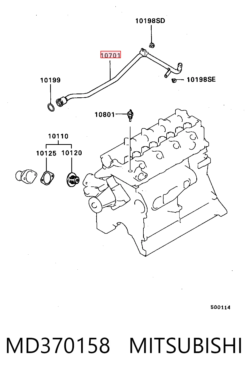 MD370158 Mitsubishi