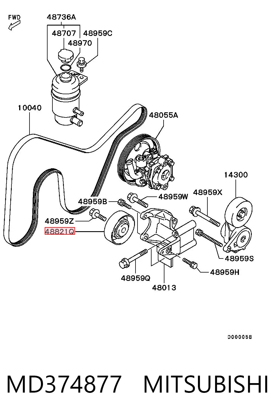 MD374877 Mitsubishi