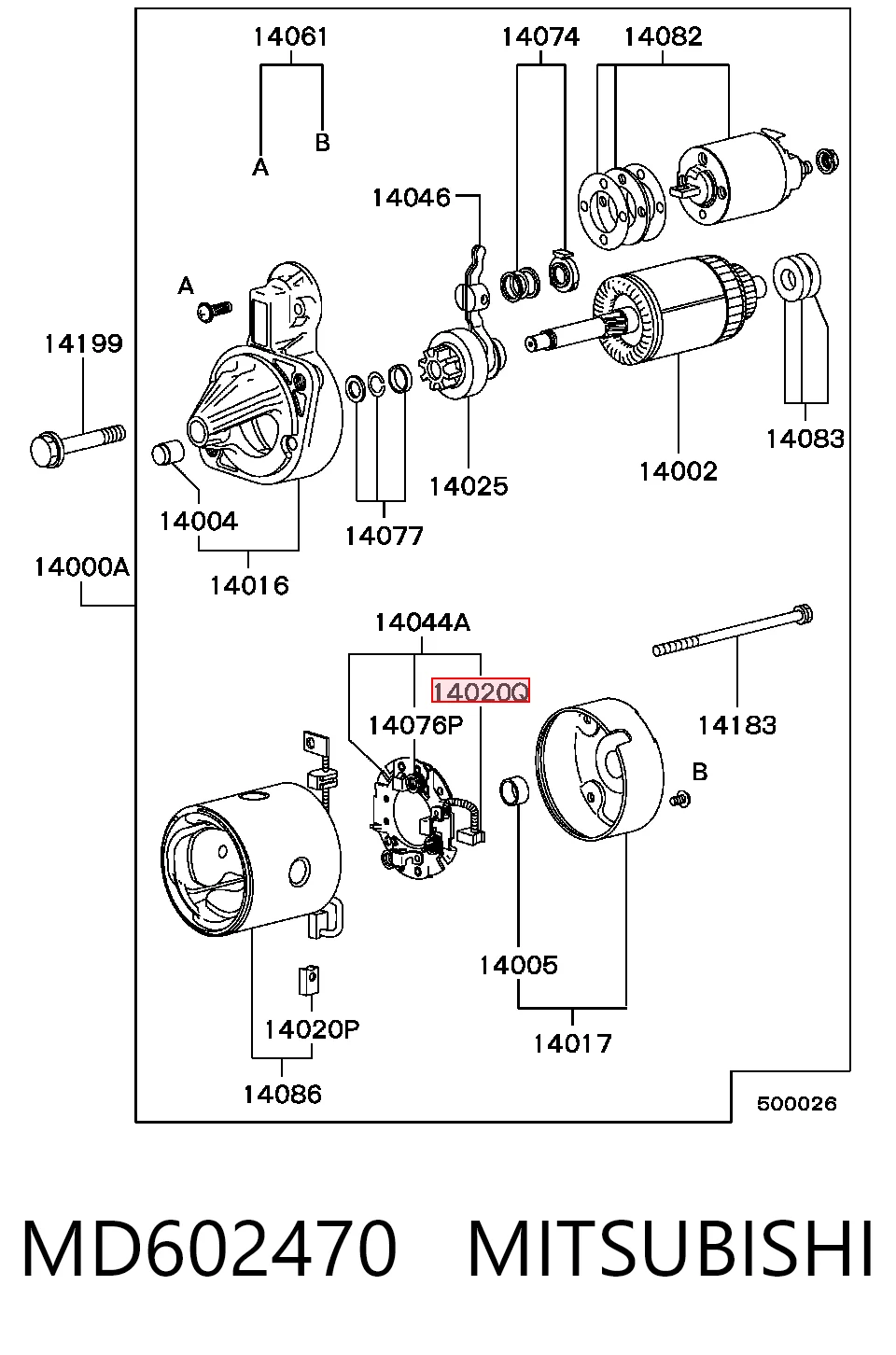 Escobilla de arranque Mitsubishi Eclipse I coupé (D22A, D27A) (1991 - 1995) precio, desde 3,22 EUR