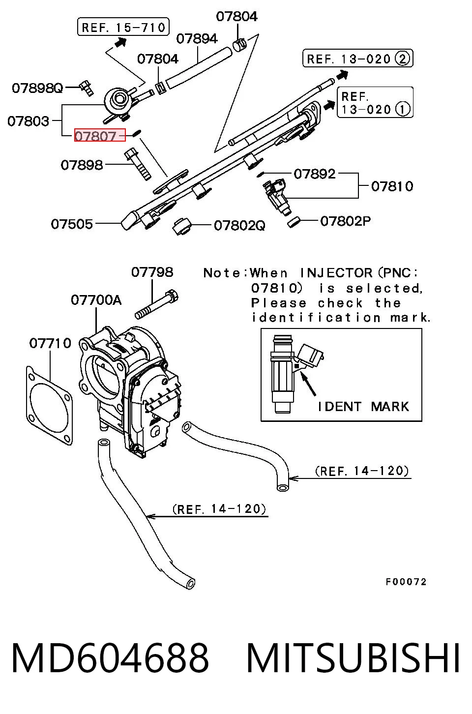 MD604688 Mitsubishi