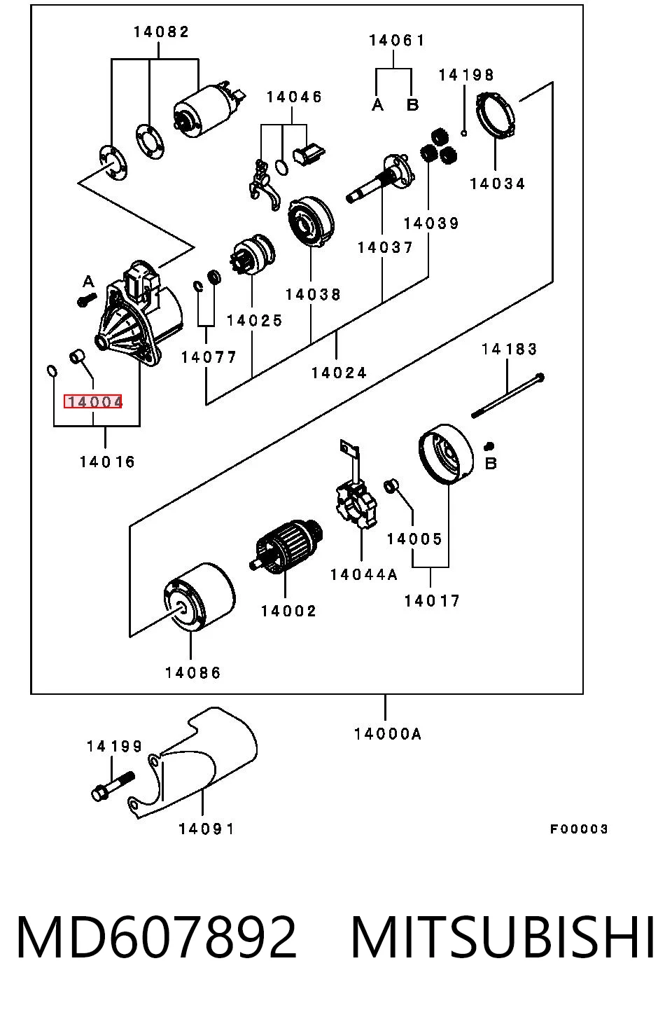 MD607892 Mitsubishi
