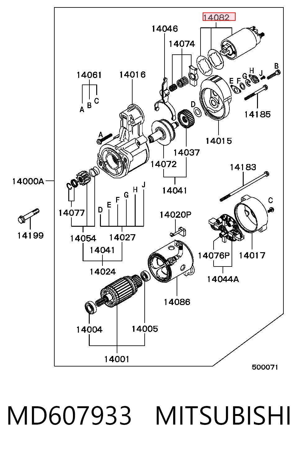 Comprar Interruptor magnético de arranque Montero K8, K9