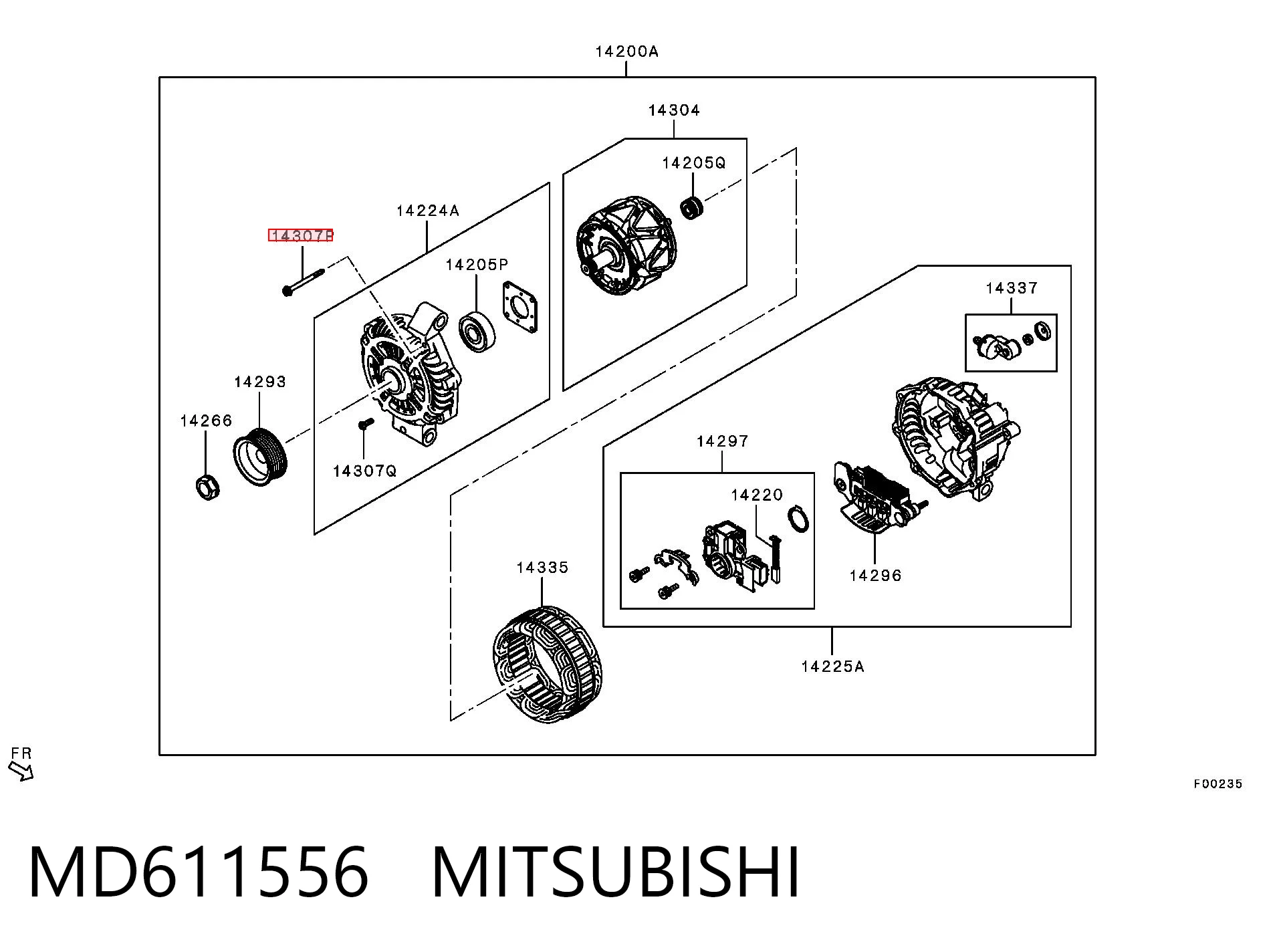 MD611556 MITSUBISHI