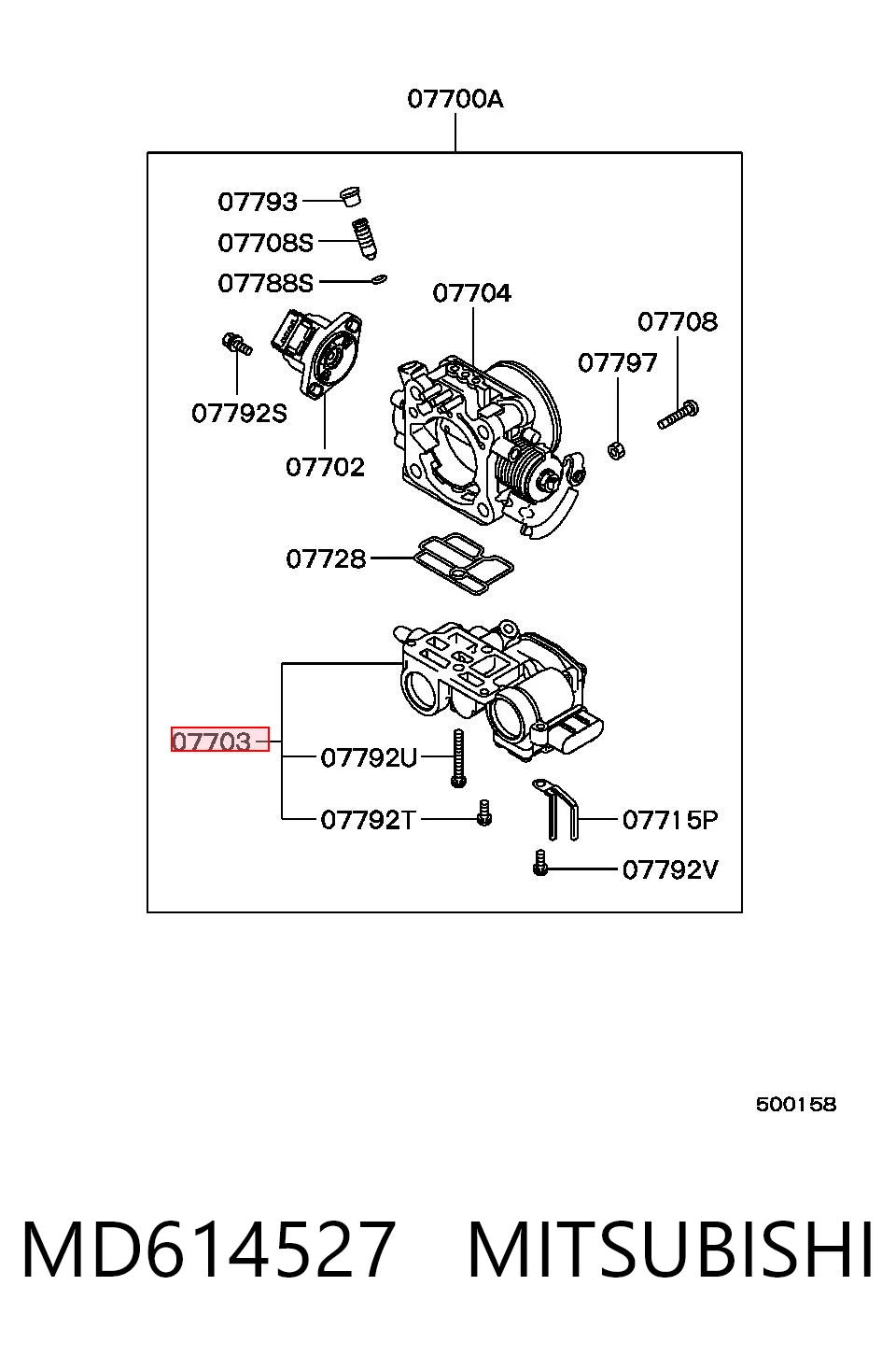 MD614527 Mitsubishi