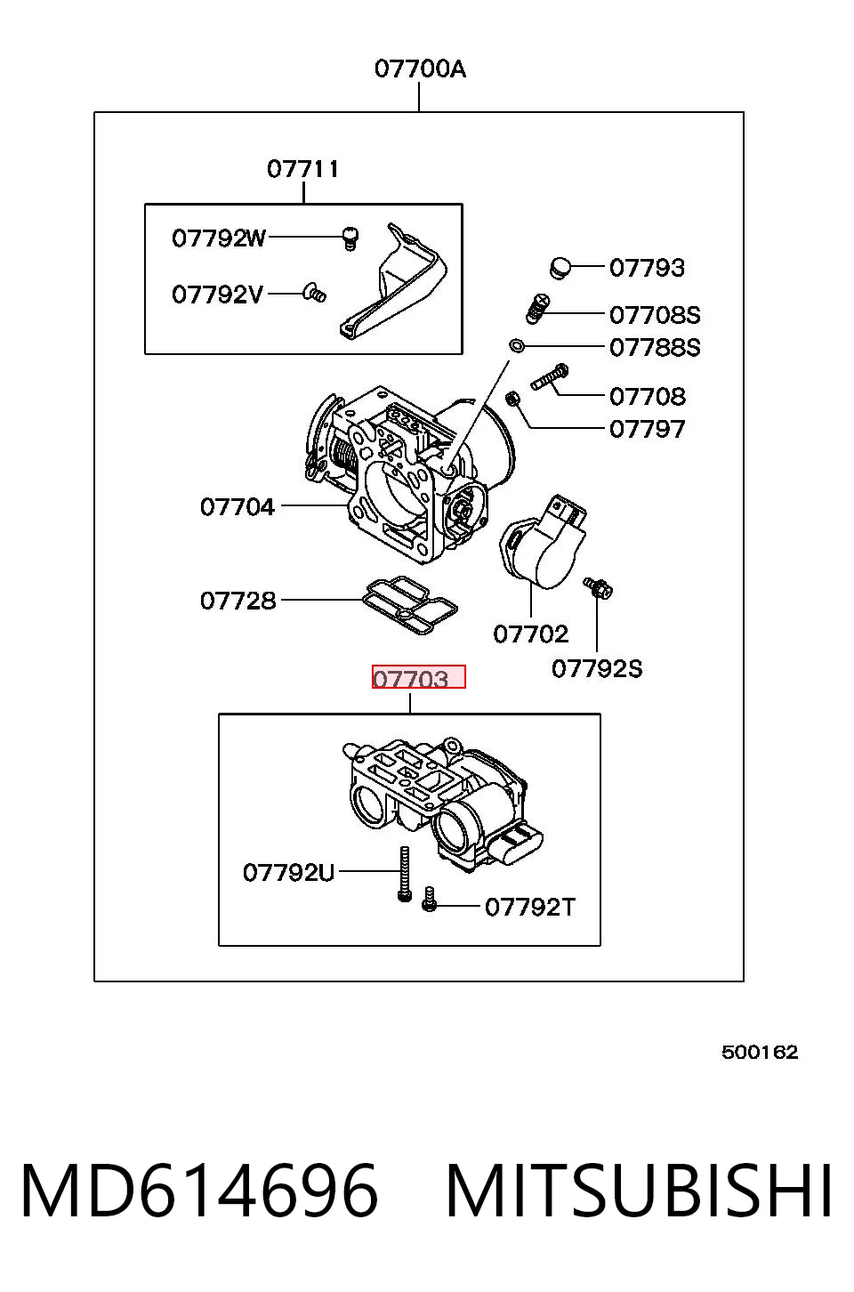 Regulador de ralentí para Mitsubishi Galant VII E5A, E7A, E8A