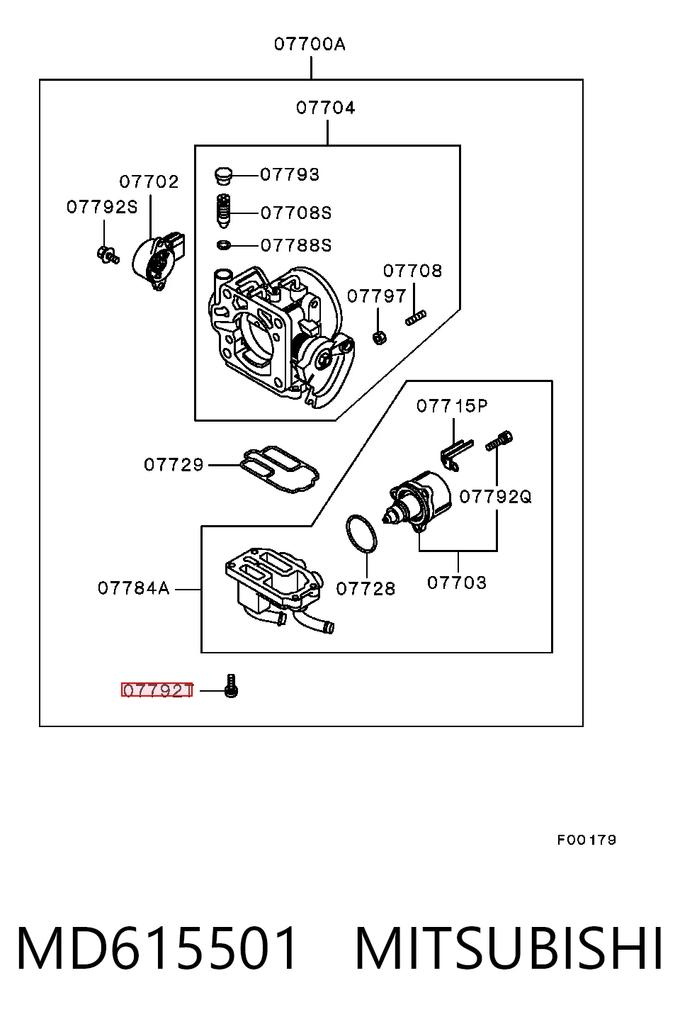 MD615501 Mitsubishi
