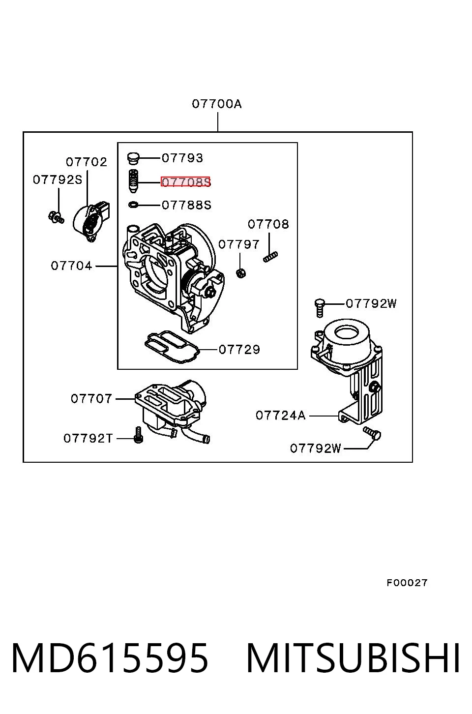 MD615595 Mitsubishi