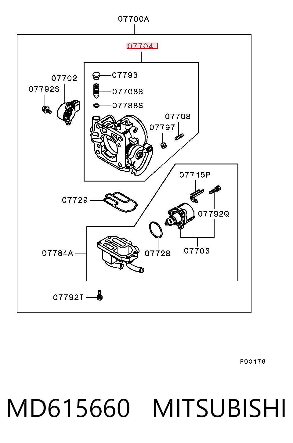 MD615660 Mitsubishi