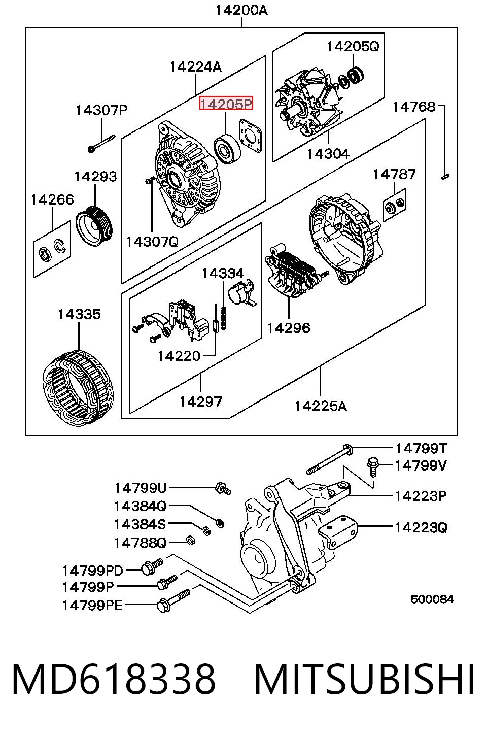 MD618338 Mitsubishi